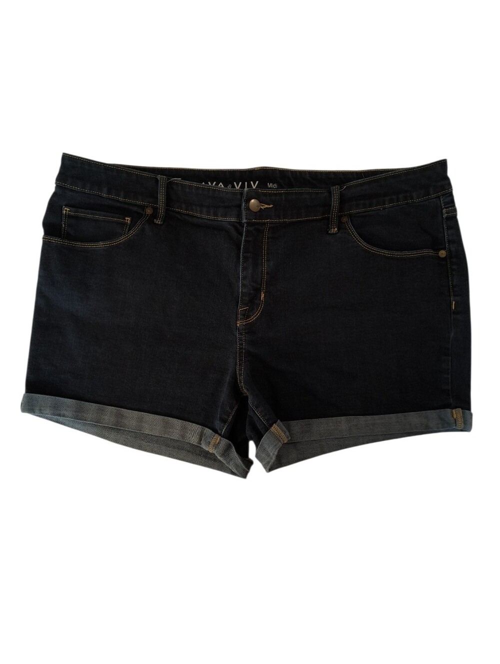 Ava & Viv Dark Wash Denim Shorts Size 30